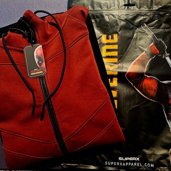 SUPERX Apparel Deadpool Tracksuit Jacket - Picture 1 of 5